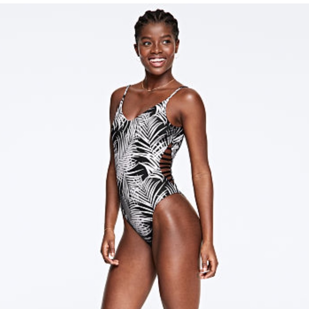 MEDIUM PINK GYM TO SWIM STRAPPY BODYSUIT